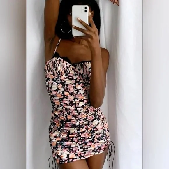 For Love & Lemons Gardenia Mini Dress (108) - Picture 4 of 8